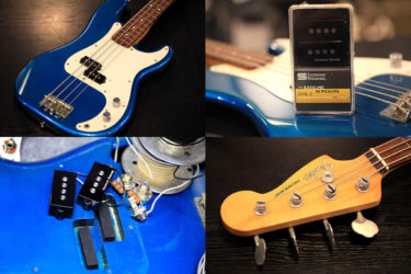 Fender Precision Bass – ピックアップ交換、全体調整