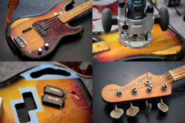 Fender 70`s Precision Bass – ノイズ処理 ドータイト