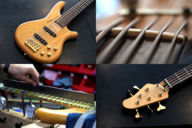 KAWAI Rockoon 5-String Bass – フレットすり合わせ