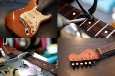Fender USA Custom Shop ストラト – フレット交換+ナット交換