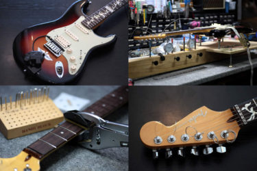 Fender American Deluxe ST – フレット交換