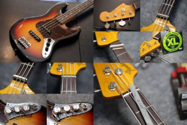 Fender Japan Jazz Bass – ナット交換、POT交換