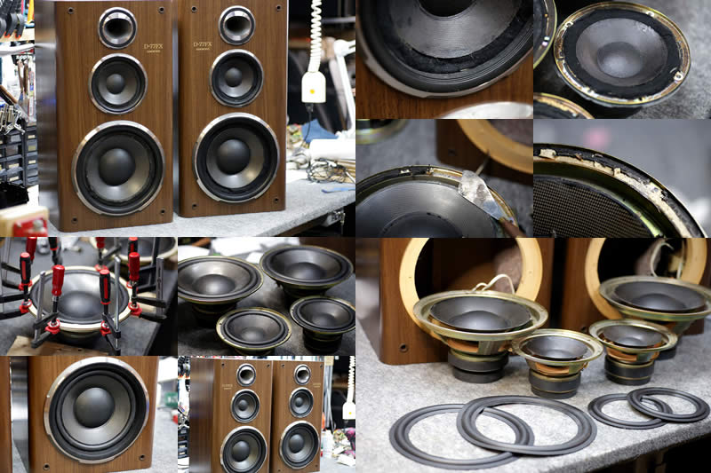 ONKYO D-77FX - スピーカーエッジ交換 - SPREAD SOUND スプレッド