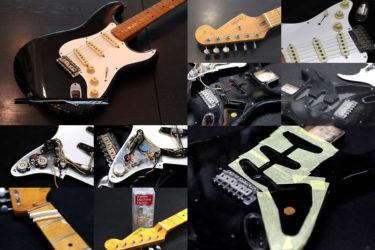 Fender USA Stratocaster – ドータイトノイズ処理、ペグ交換