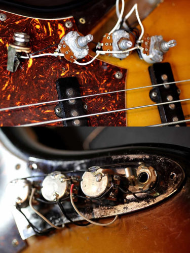 Fender Japan Jazz Bass – POT交換