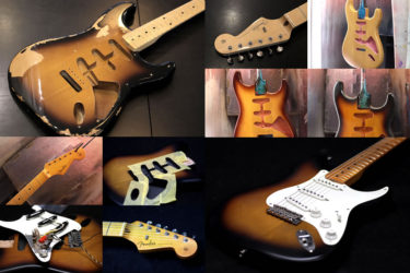 Fender Japan Stratocaster – リフィニッシュ 再塗装