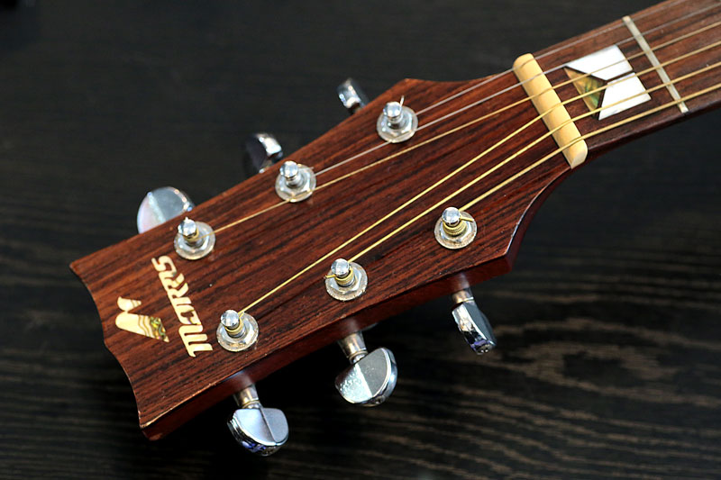 Morris アコースティックギター - ナット交換、全体調整