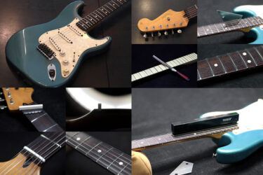 Fender Stratocaster – フレットすり合わせ、ナット交換